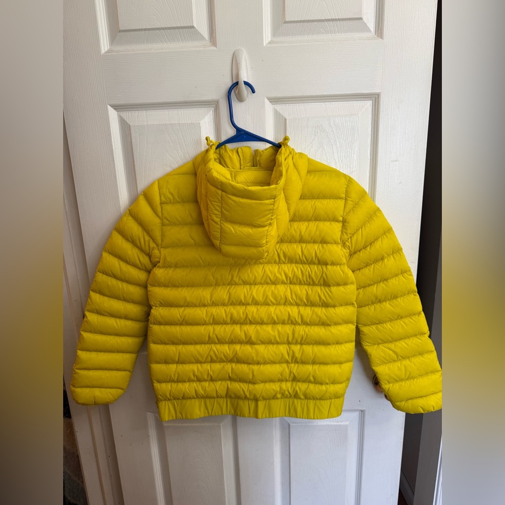 Roots Yellow Packable Down Filled Pullover 1/2 Zi… - image 2